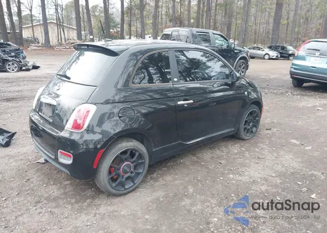 2012 Fiat 500 Sport из США, поврежденный, VIN 3C3CFFBR6CT115613